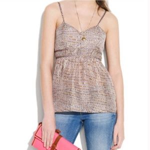 Madewell NWT Broadway & Brooms Silk Cami | 0